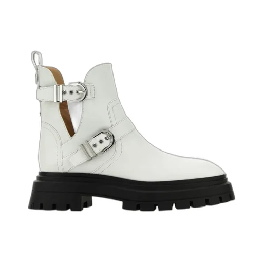 Round-Toe Ankle Boots