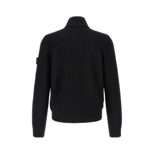 Stone Island Zip-Up High Neck Cardigan