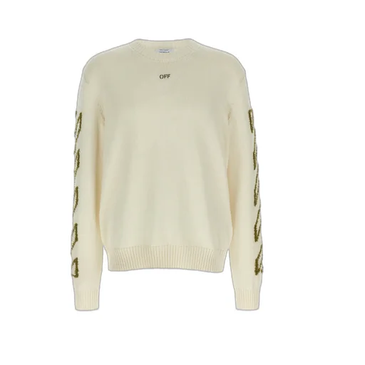 Off-White Diag Outline Crewneck Jumper