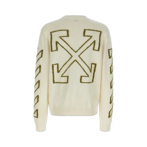 Off-White Diag Outline Crewneck Jumper