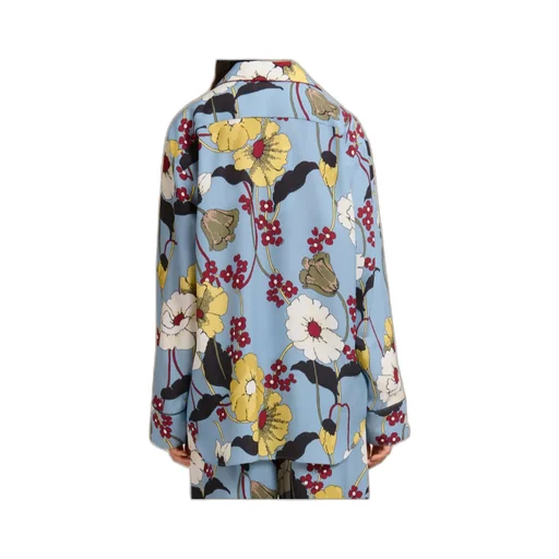 Marni Floral Print Long-Sleeve Shirt