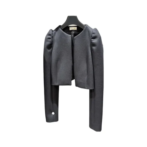 Long-Sleeved Short Casual Coat