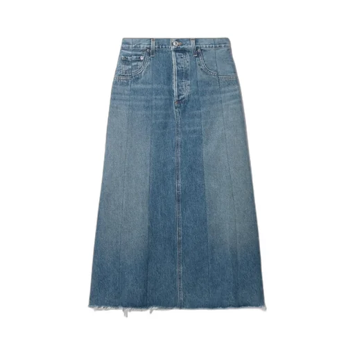 Denim Midi Skirt