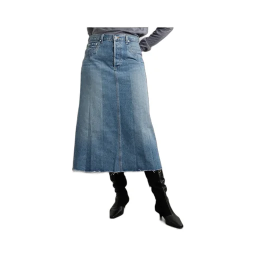 Denim Midi Skirt