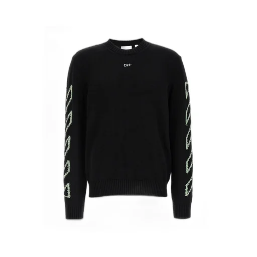 Off-White Diag Outline Crewneck Jumper