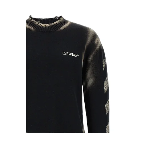 Off-White Logo Embroidered Crewneck Sweater