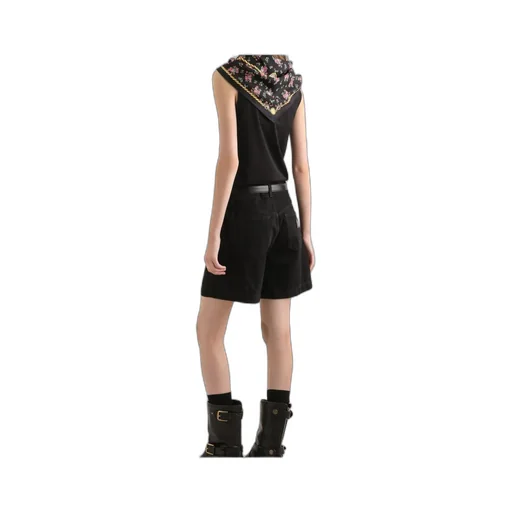 Dolce & Gabbana Detachable Scarf Sleeveless Top