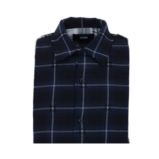 Long-Sleeved Plaid Shirt
