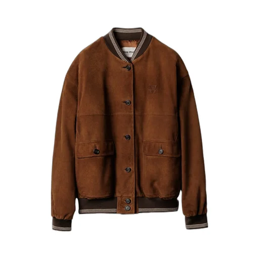 Suede Blouson Jacket