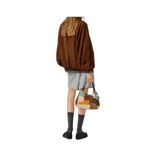 Suede Blouson Jacket