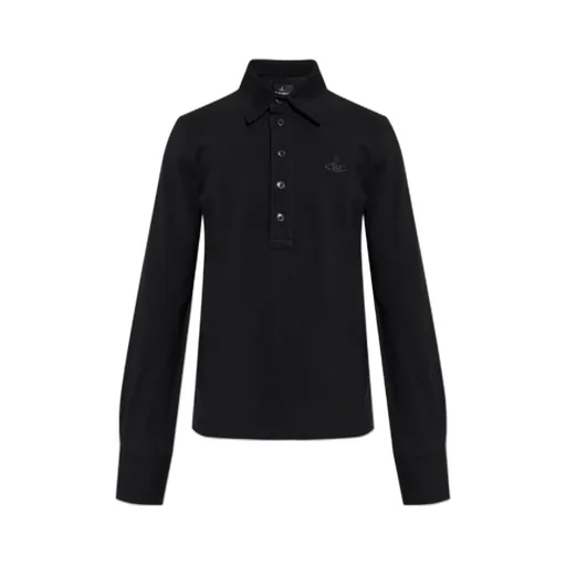 Long-Sleeved Polo Shirt