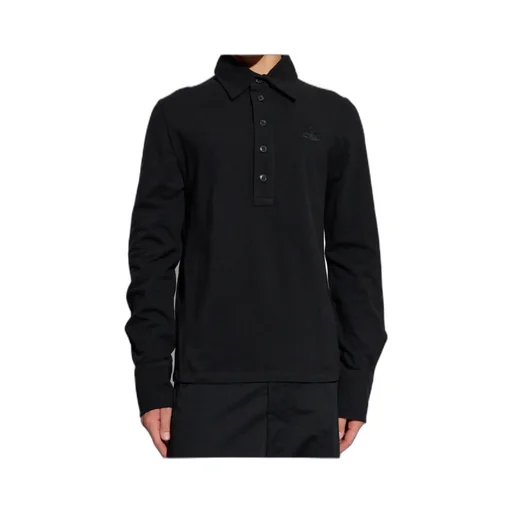 Long-Sleeved Polo Shirt