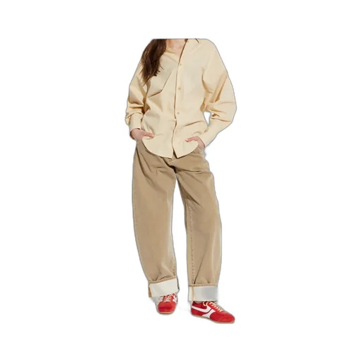 Belt Loop Denim Trousers