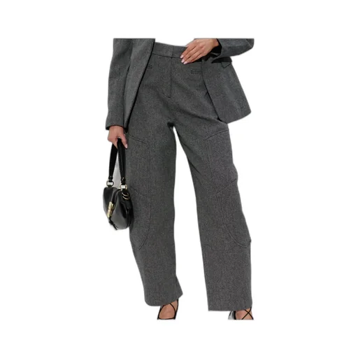 Casual Trousers With Belt Loops