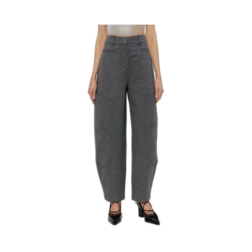 Casual Trousers With Belt Loops