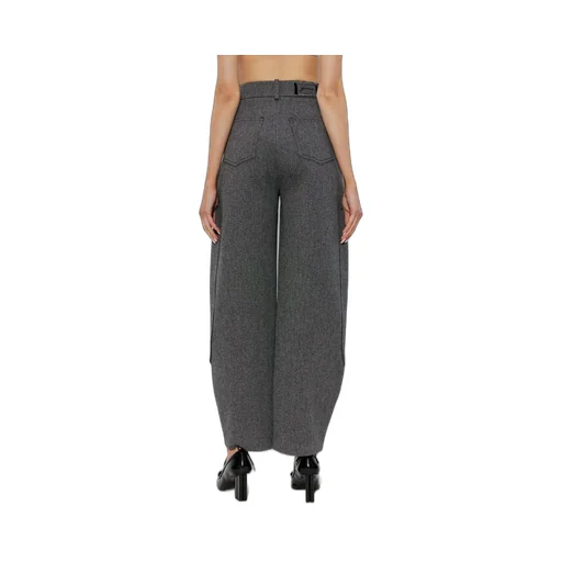 Casual Trousers With Belt Loops