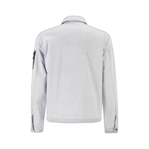 Stone Island Logo Patch Denim Jacket