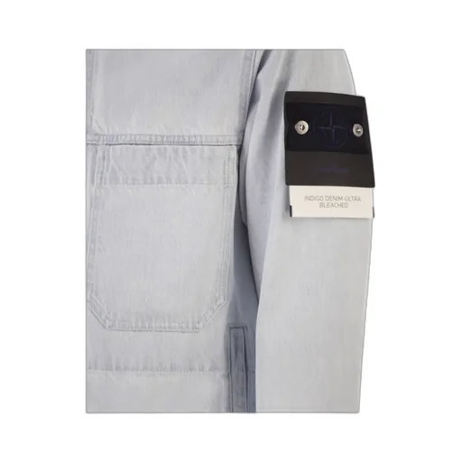 Stone Island Logo Patch Denim Jacket