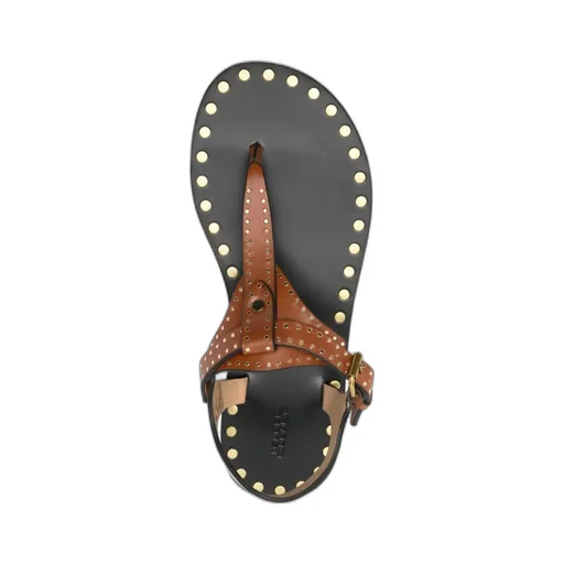 Joonya Studded Flat Sandals