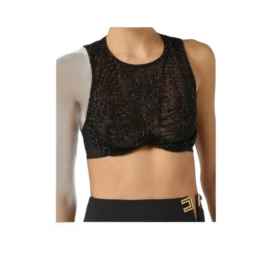 Embroidered-Crystals Top