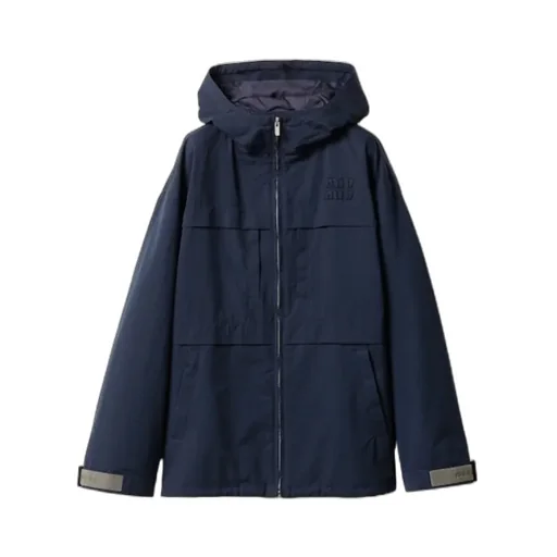 Drawstring Parka Coat