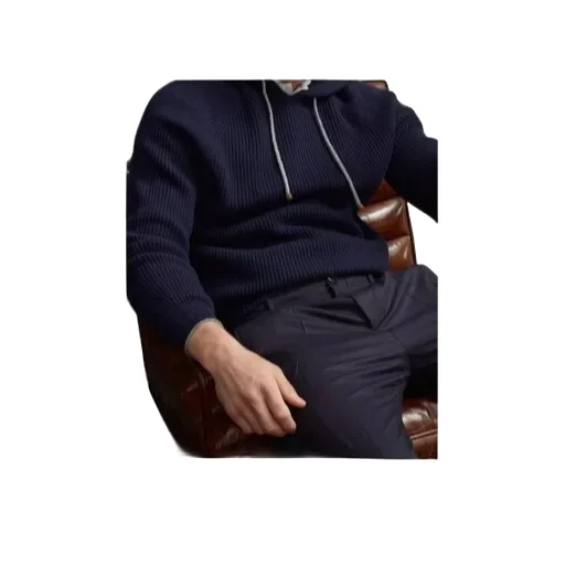Cashmere Long-Sleeve Hoodie