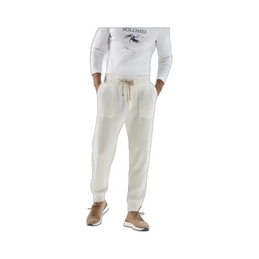 Drawstring Cashmere Track Pants
