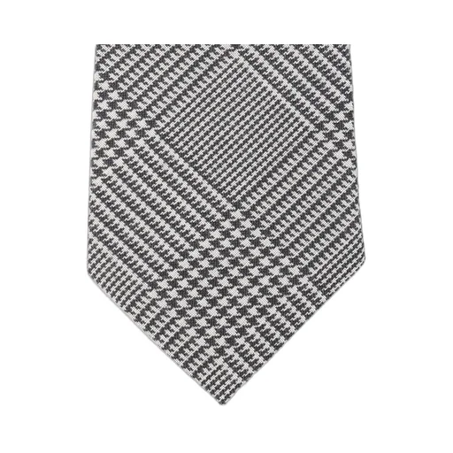 Houndstooth-Pattern Print Tie