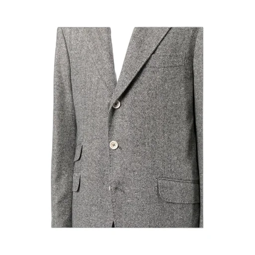 Wool-Blend Herringbone Two-Piece Suit
