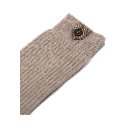 Metallic-Threading Ribbed-Knit Socks