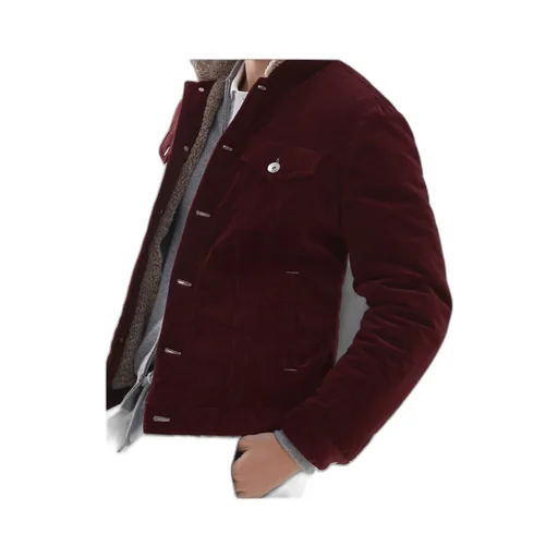Corduroy Shearling-Lining Shirt Jacket