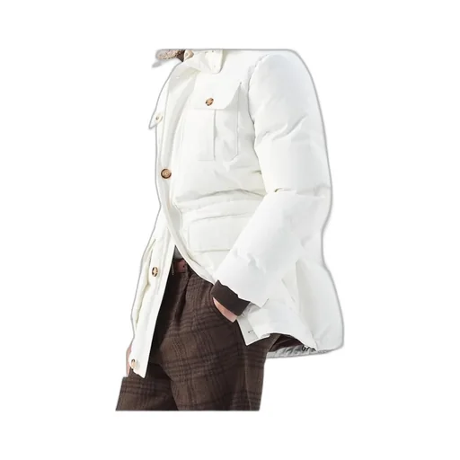 Cashmere-Lined Padded Coat