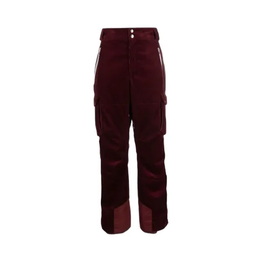 Logo-Embroidered Corduroy Trousers