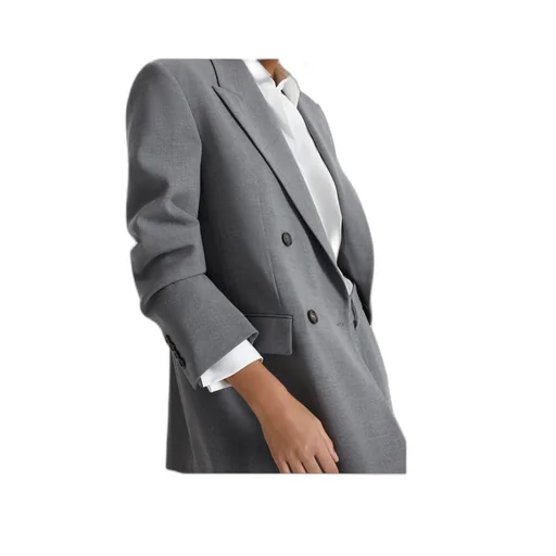 Double-Breasted Wool Blazer