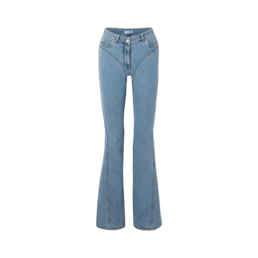 Mid-Rise Flared Jeans