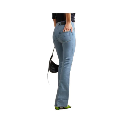 Mid-Rise Flared Jeans