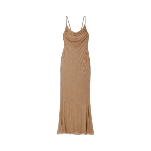 Shilo Crystal-Embellished Mesh Dress
