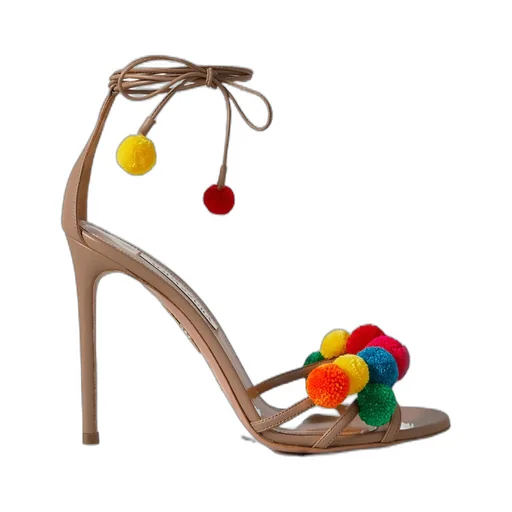 Embellished High-Heeled Sandals