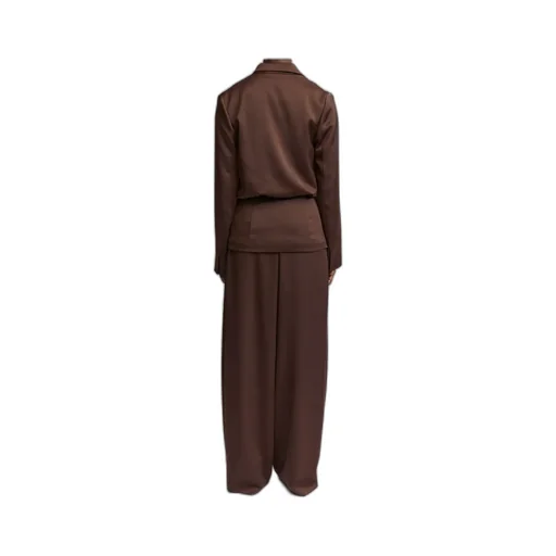 Ardo Wrap-Effect Satin Blazer