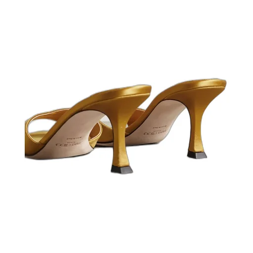 Square-Headed High-Heeled Sandals