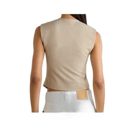 Maesa Asymmetric Canvas Vest
