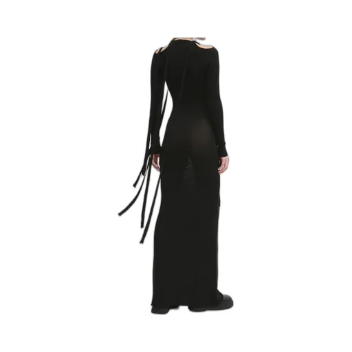 Cut-Out Tie Maxi Dress