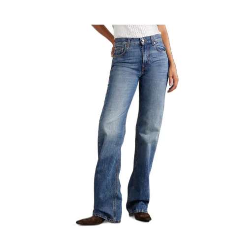 Star High-Rise Straight-Leg Jeans