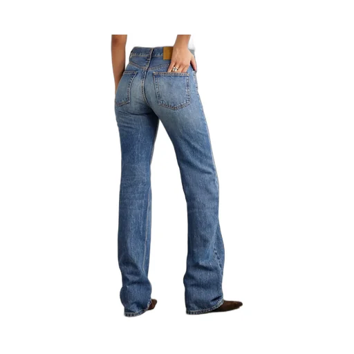Star High-Rise Straight-Leg Jeans