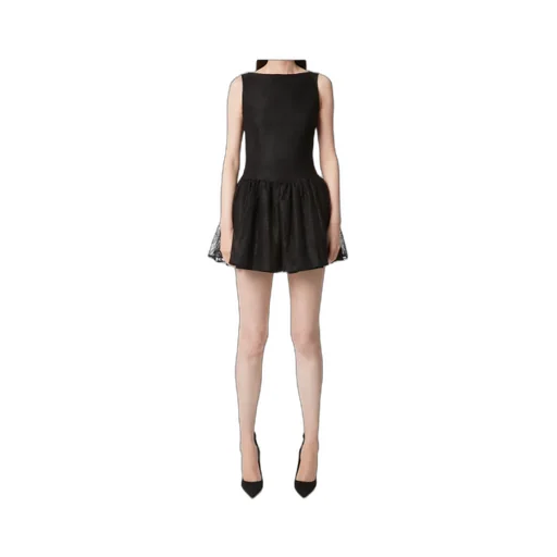 Nina Ricci Mini Dress With Peplum Hem