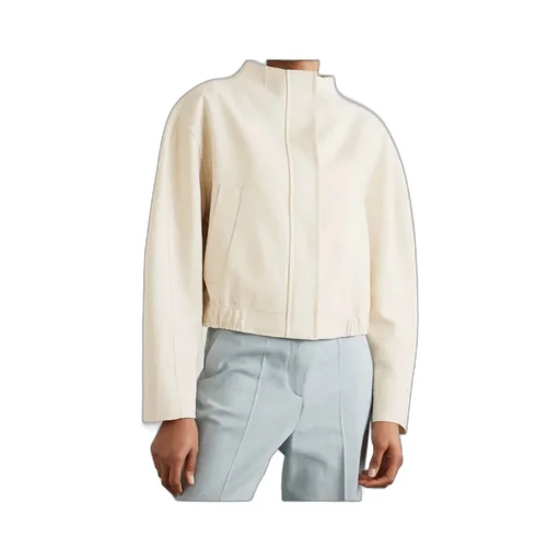 Bago Cropped Textured Cotton-Blend Twill Jacket