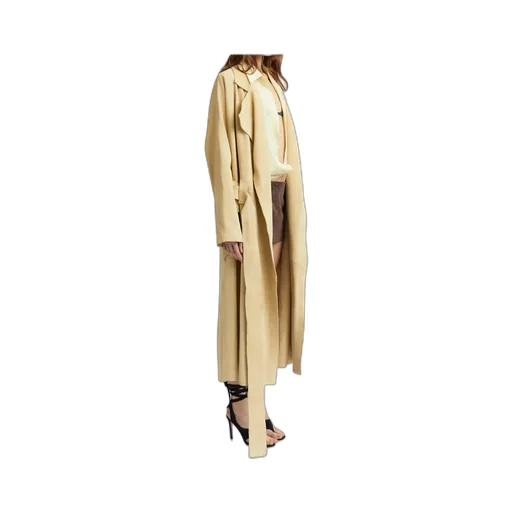 Cinzia Belted Suede Trench Coat