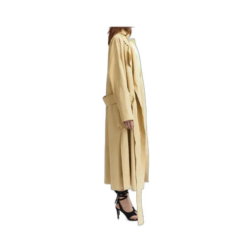 Cinzia Belted Suede Trench Coat