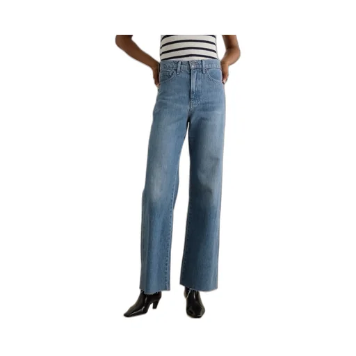 High-Waisted Wide-Leg Jeans