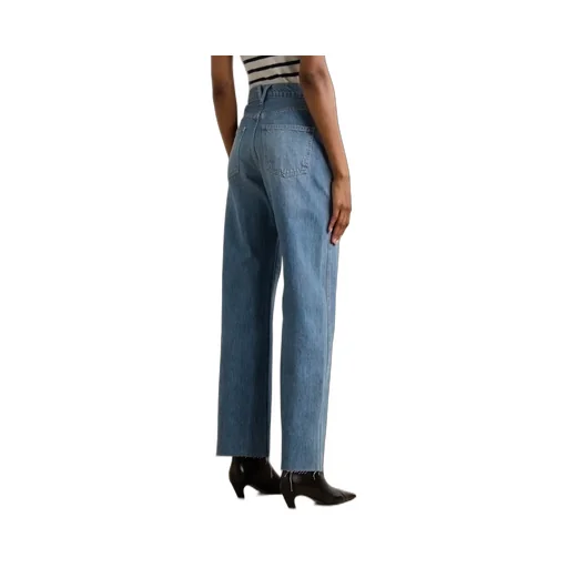 High-Waisted Wide-Leg Jeans